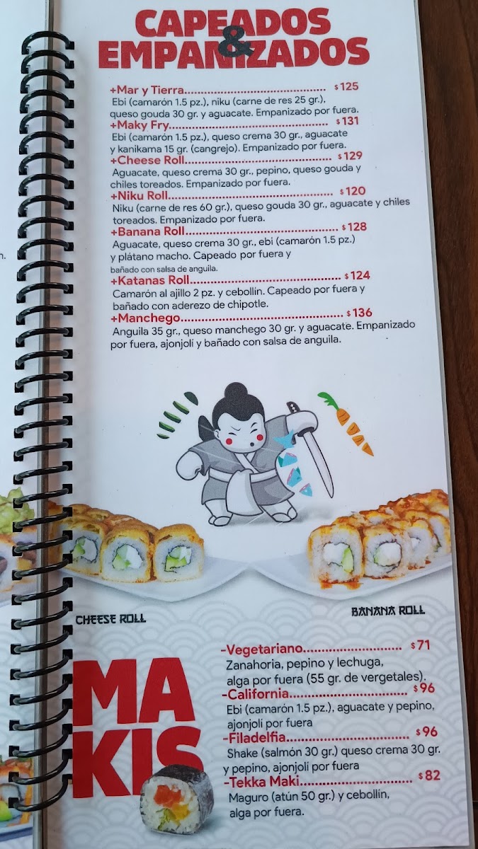 Menu Kapital Sushi Poniente-1