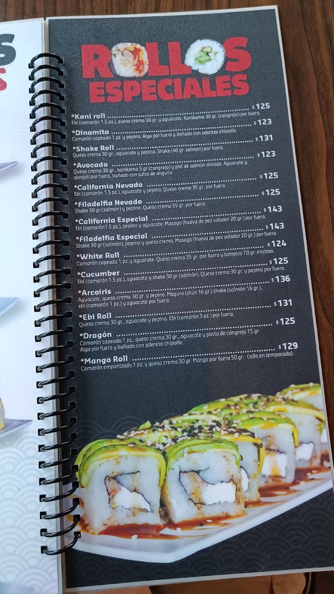 Menu Kapital Sushi Poniente-2