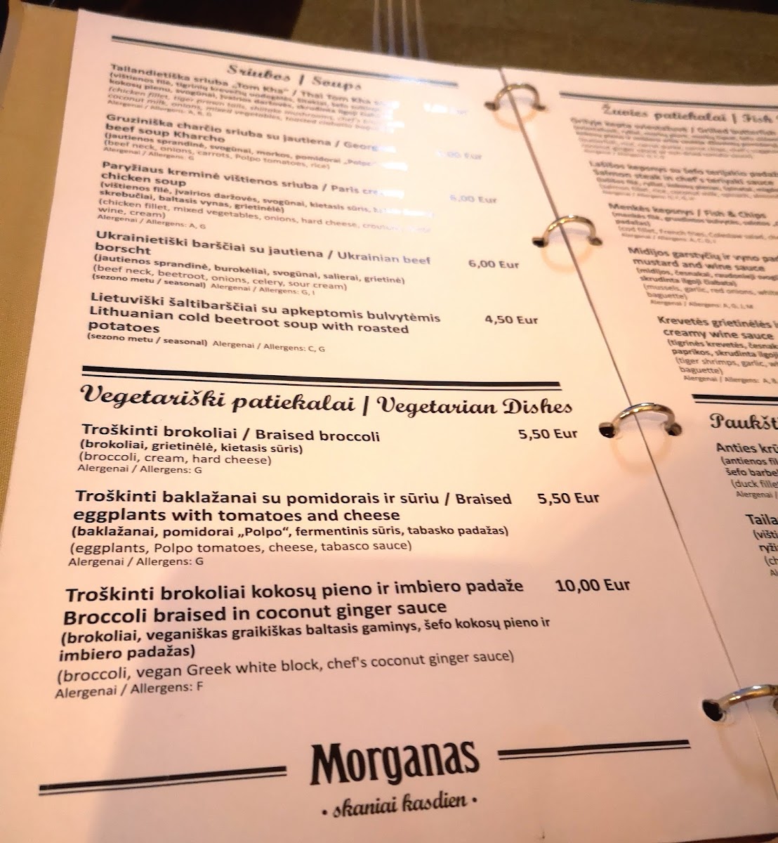 Menu Kapitonas Morganas-1
