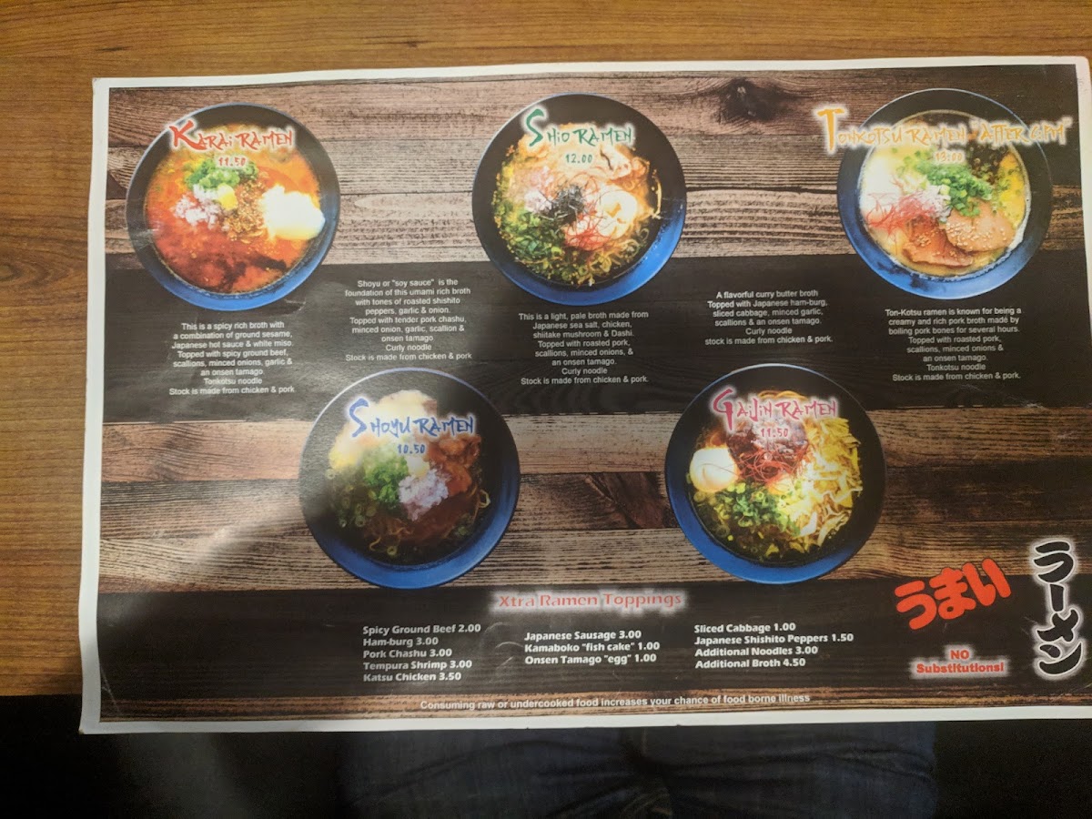 Menu Karai Ramen Bistro-10