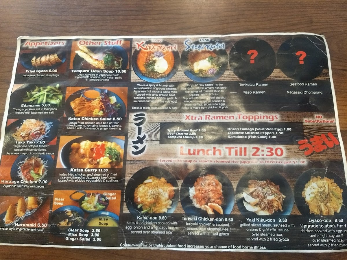 Menu Karai Ramen Bistro-9
