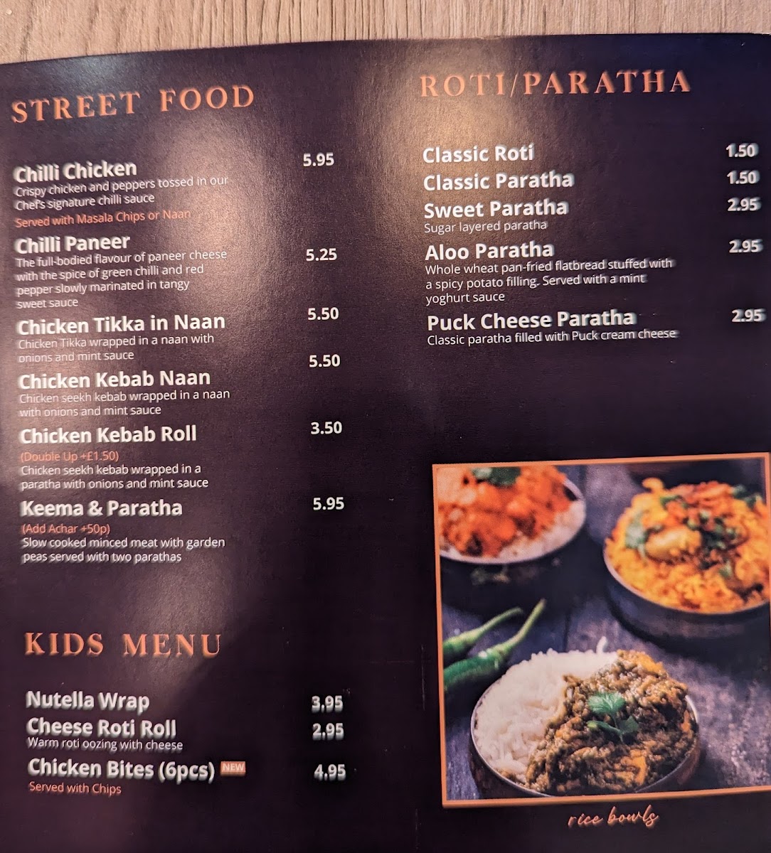 Menu Karak Chaii Leamington Spa-10