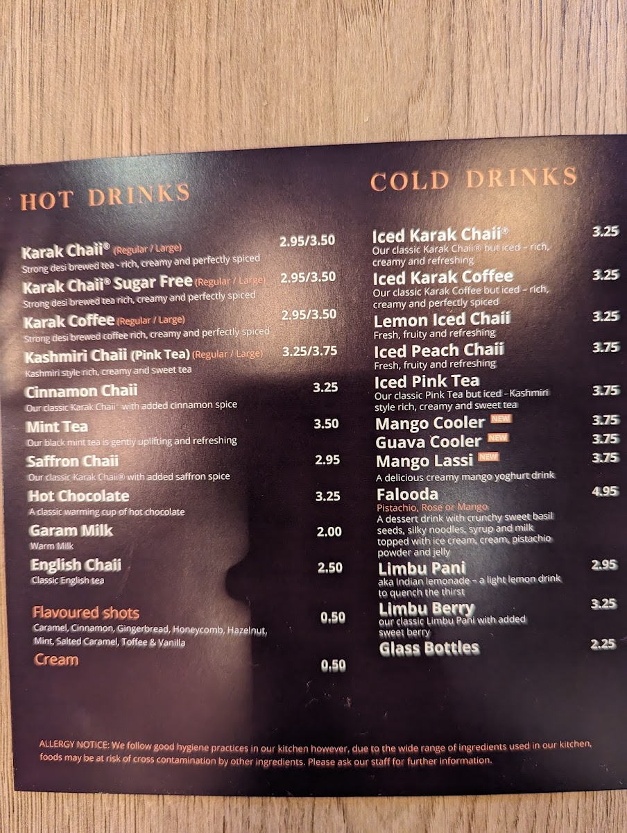 Menu Karak Chaii Leamington Spa-9