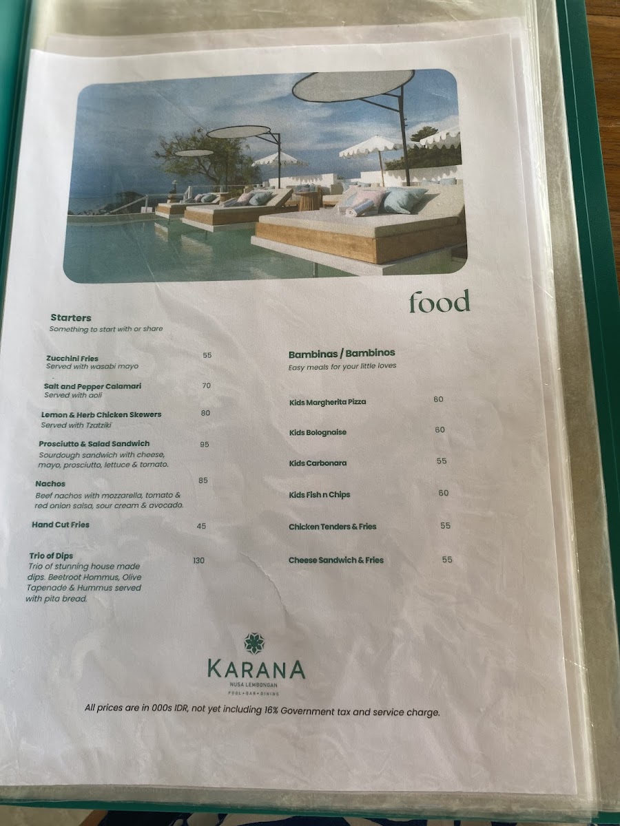 Menu Karana Nusa Lembongan, Pool - Bar - Dining-10