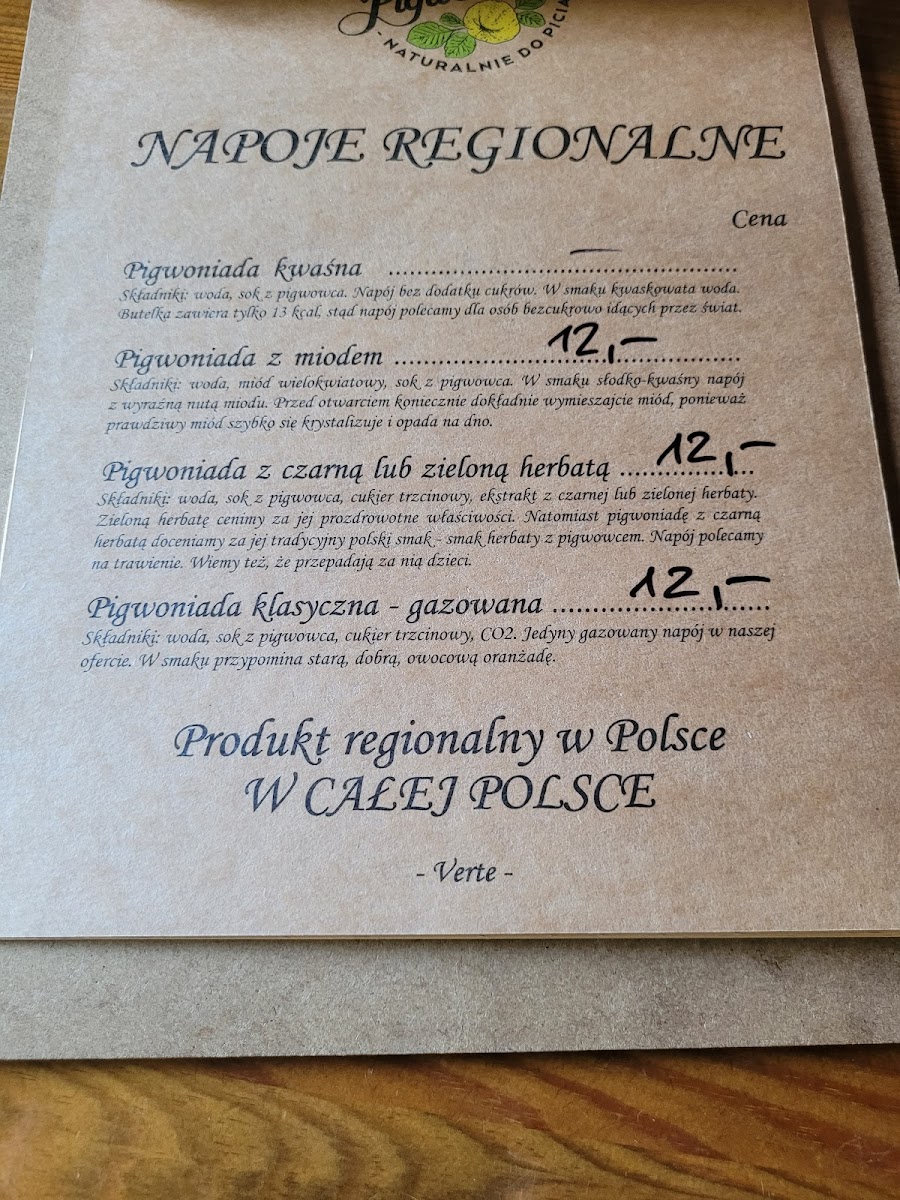 Menu Karczma Restauracja I Pokoje-10