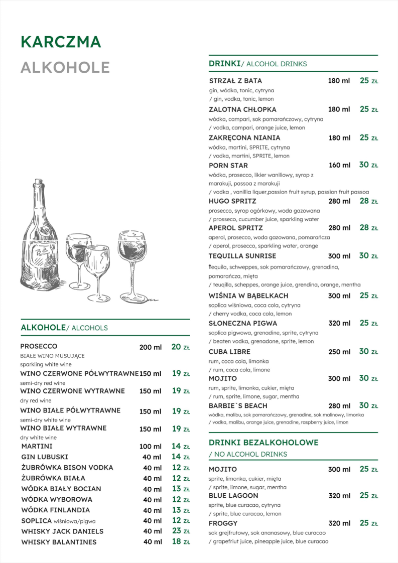 Menu Karczma Restauracja I Pokoje-4
