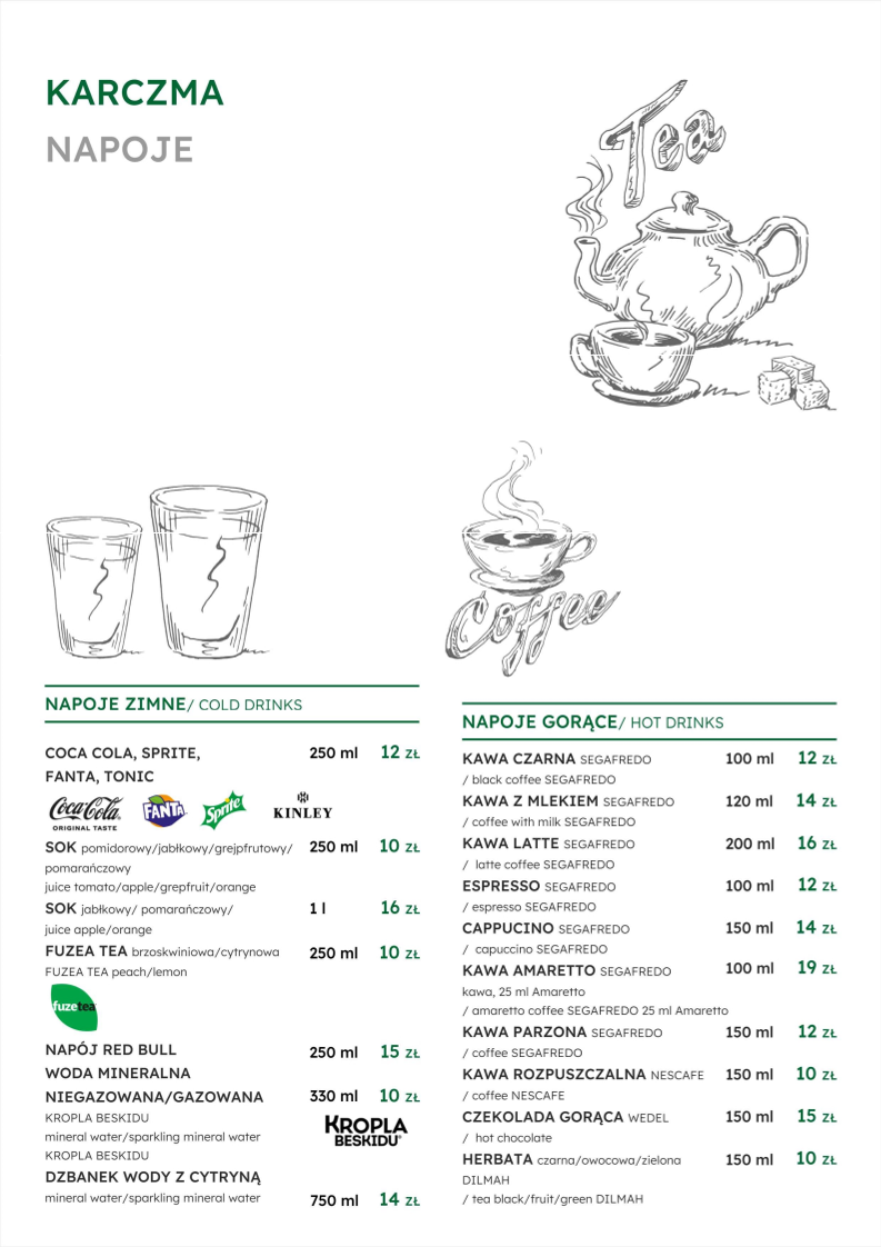 Menu Karczma Restauracja I Pokoje-6