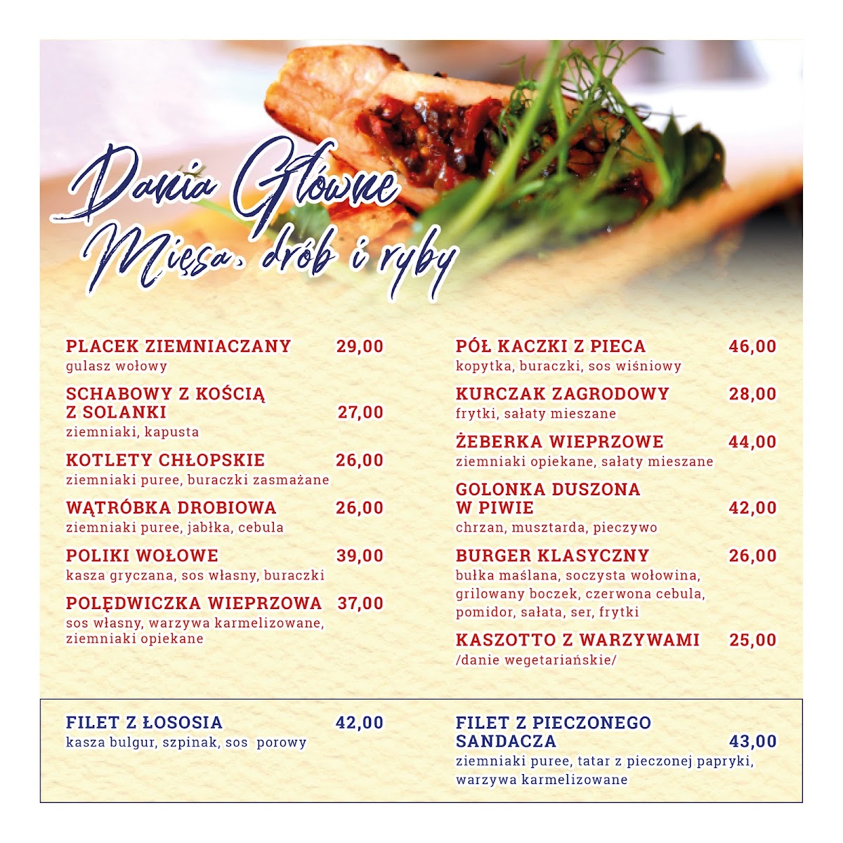 Menu Karczma Soplicowo-1
