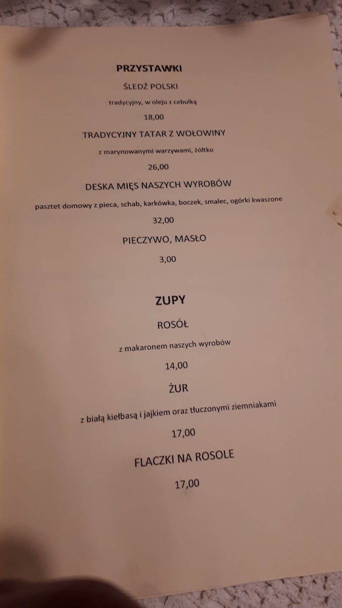 Menu Karczma Soplicowo-5