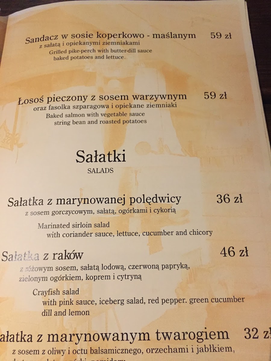 Menu Karczma W Pęcicach-10