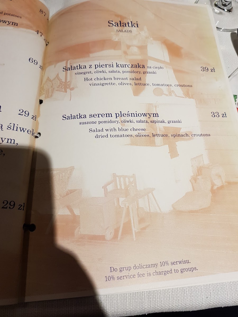 Menu Karczma W Pęcicach-7