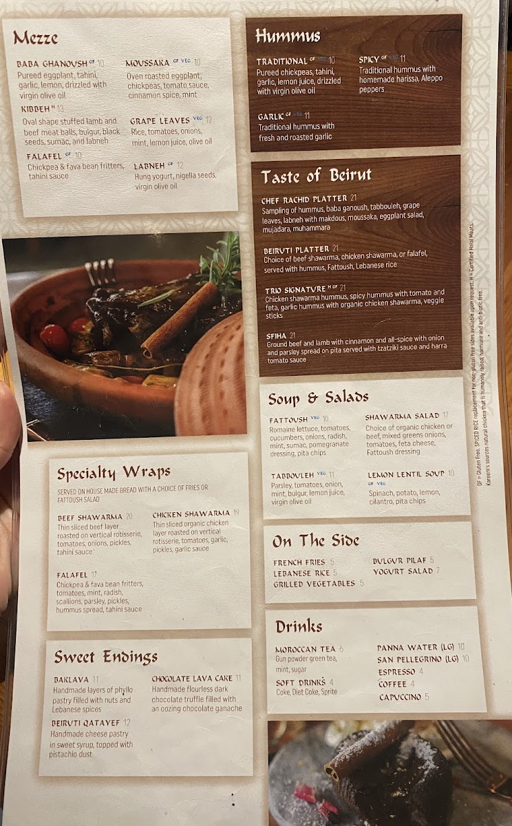 Menu Kareem's Lebanese Kitchen-1