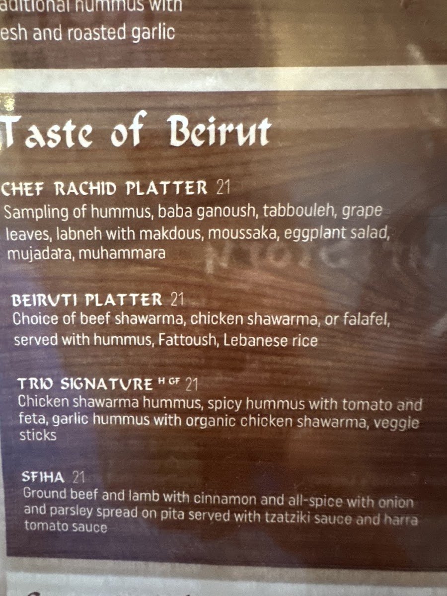 Menu Kareem's Lebanese Kitchen-5