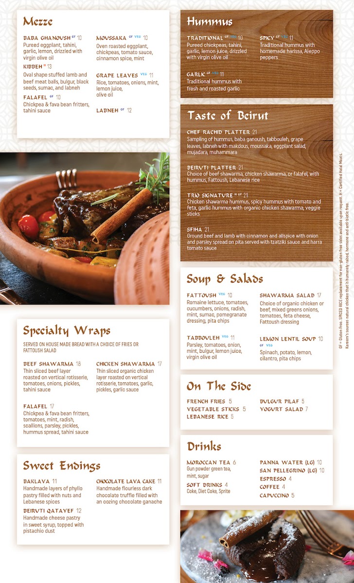 Menu Kareem's Lebanese Kitchen-8