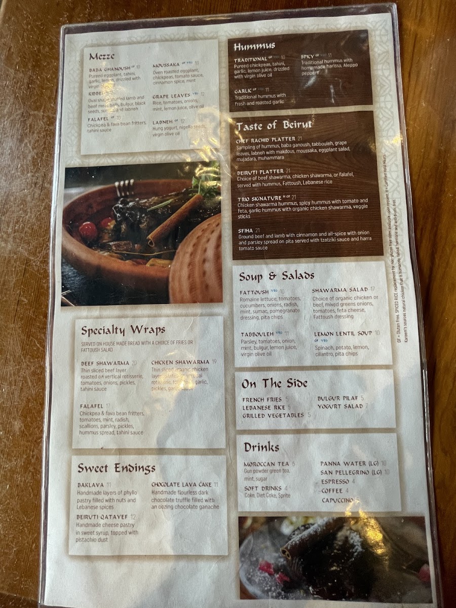 Menu Kareem's Lebanese Kitchen-9