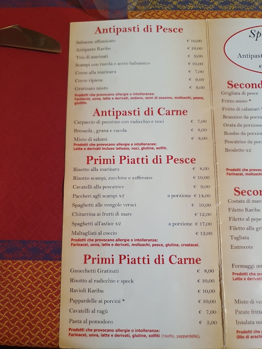 Menu Karibu-1