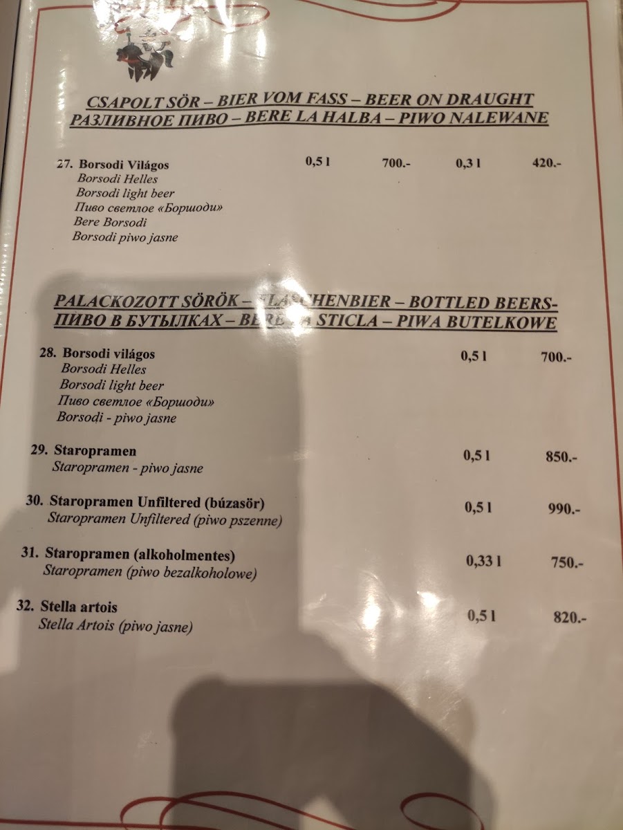 Menu Karikás Hotel És Étterem-4