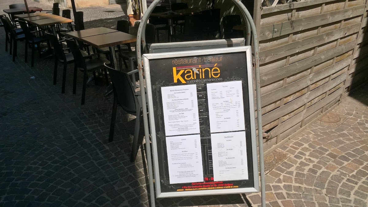 Menu Kariné Restaurant Traiteur-10
