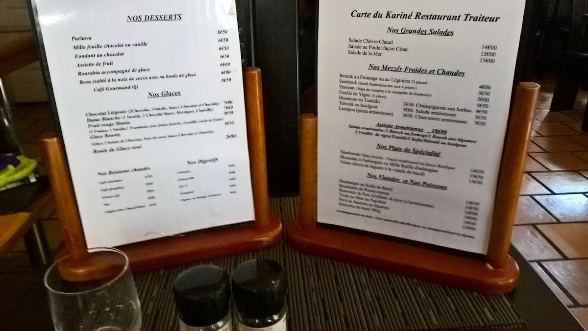 Menu Kariné Restaurant Traiteur-8