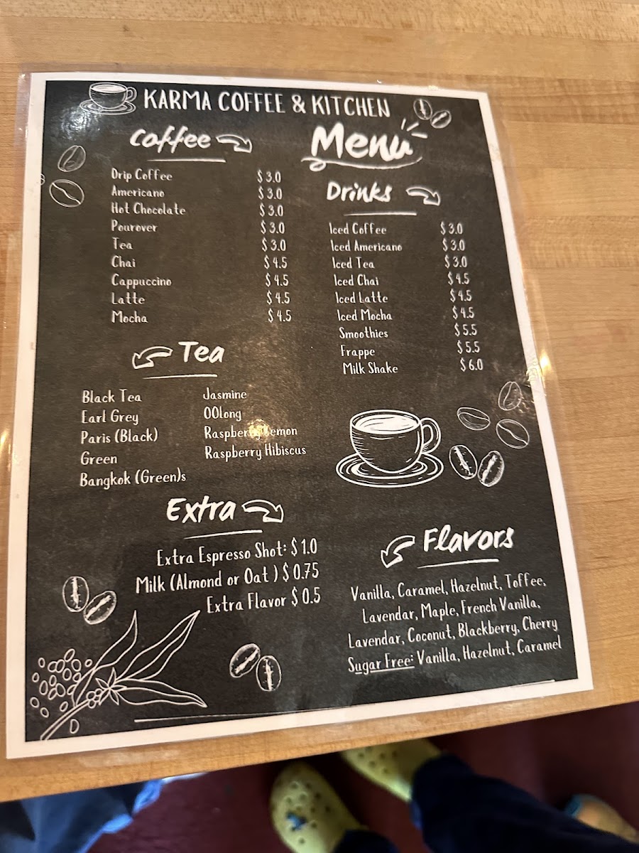 Menu Karma Coffee Shop & Kitchen-1