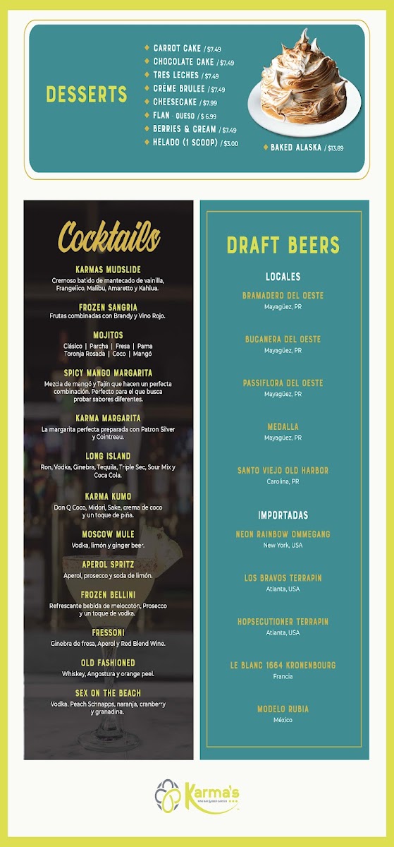 Menu Karma's Wine Bar & Beer Garden-4