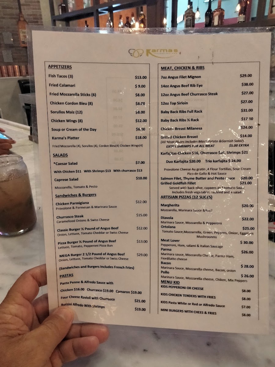 Menu Karma's Wine Bar & Beer Garden-5