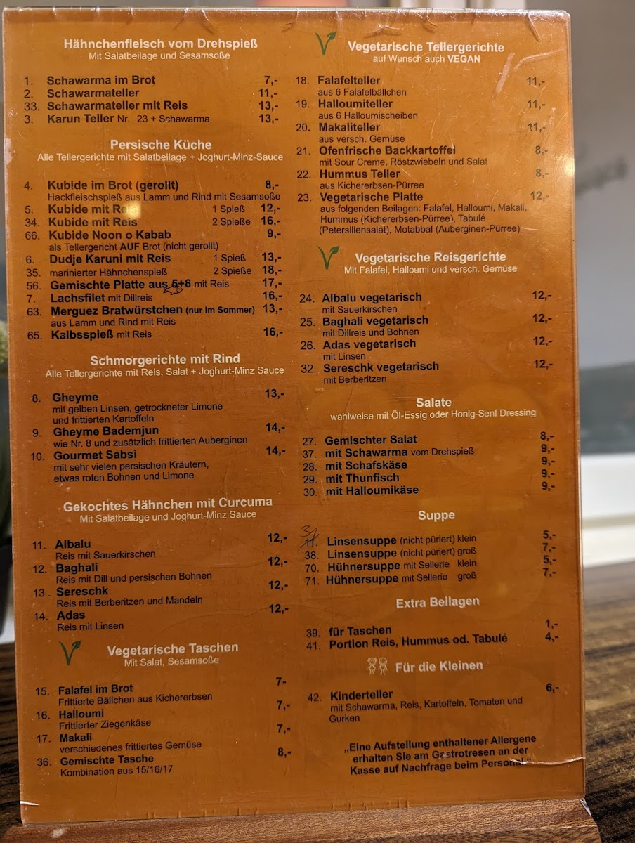 Menu Karun Bistro-8