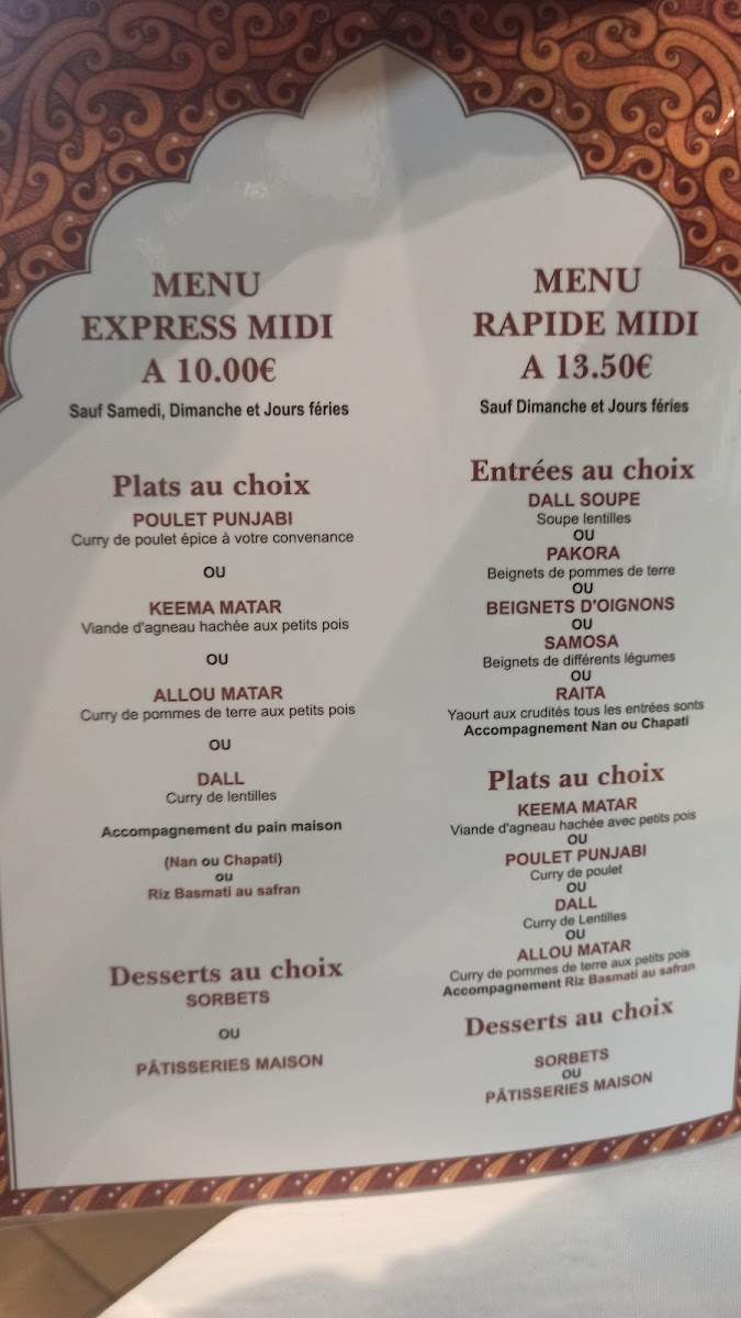 Menu Kashmir-2
