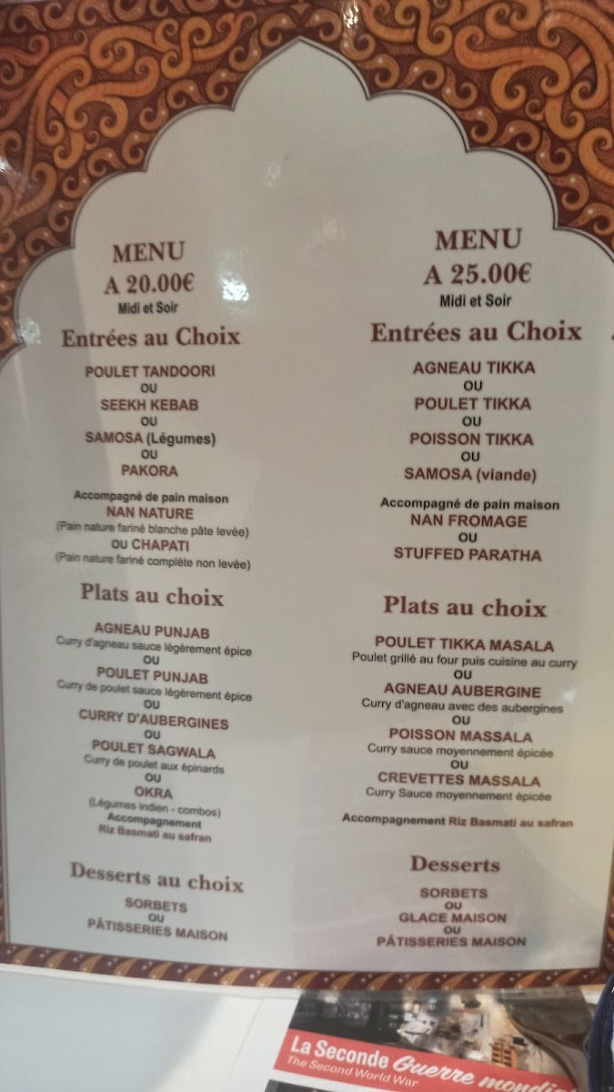 Menu Kashmir-7