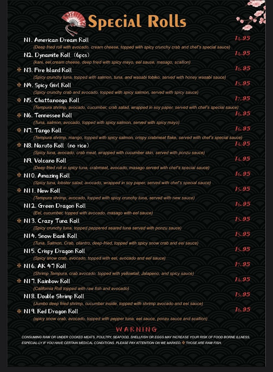 Menu Katana Sushi & Hibachi-8