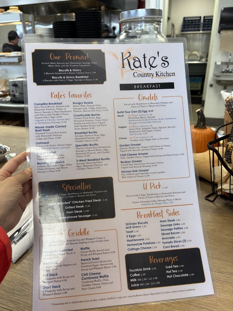 Menu Kate's Country Kitchen-2