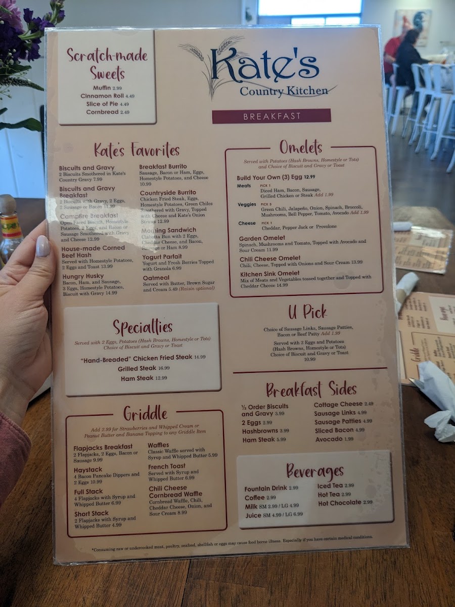 Menu Kate's Country Kitchen-5