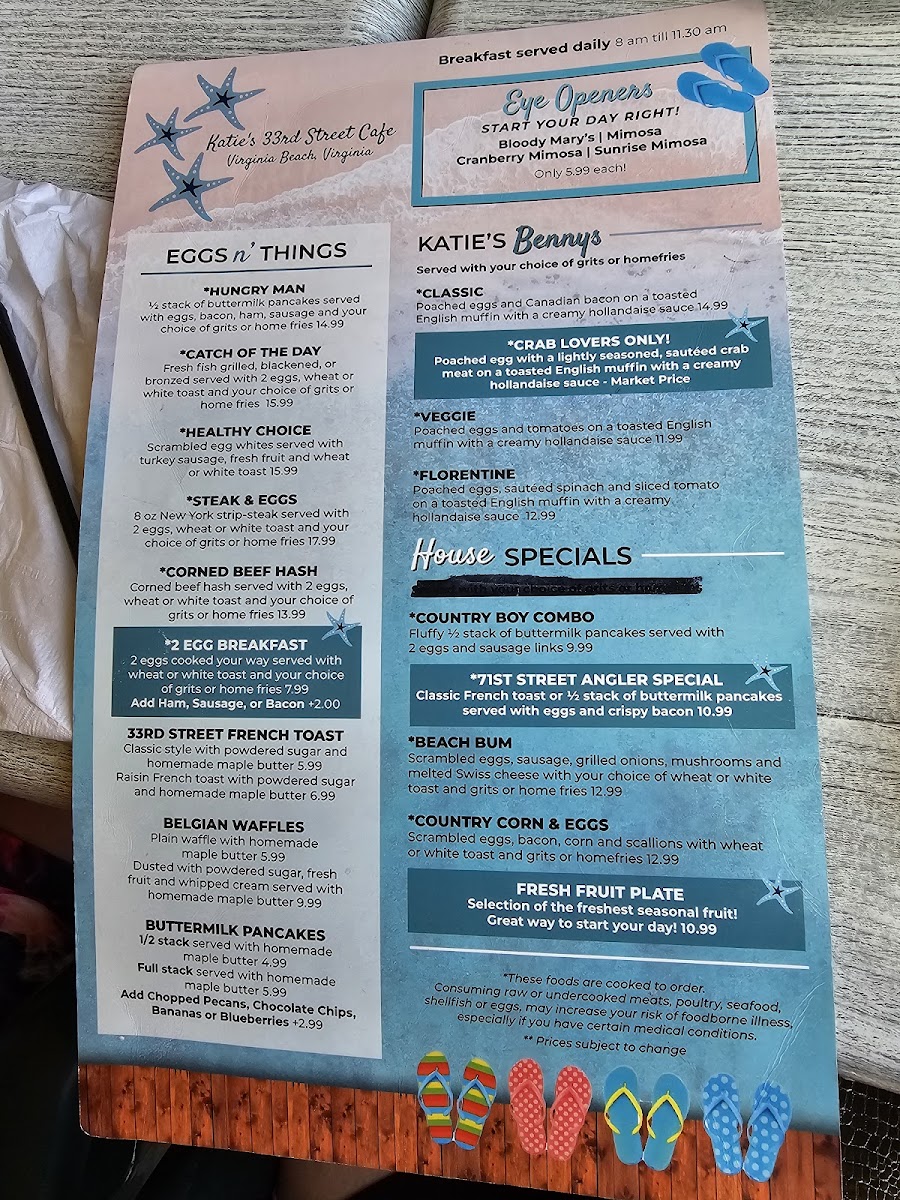 Menu Katie's 33Rd Street Cafe-6