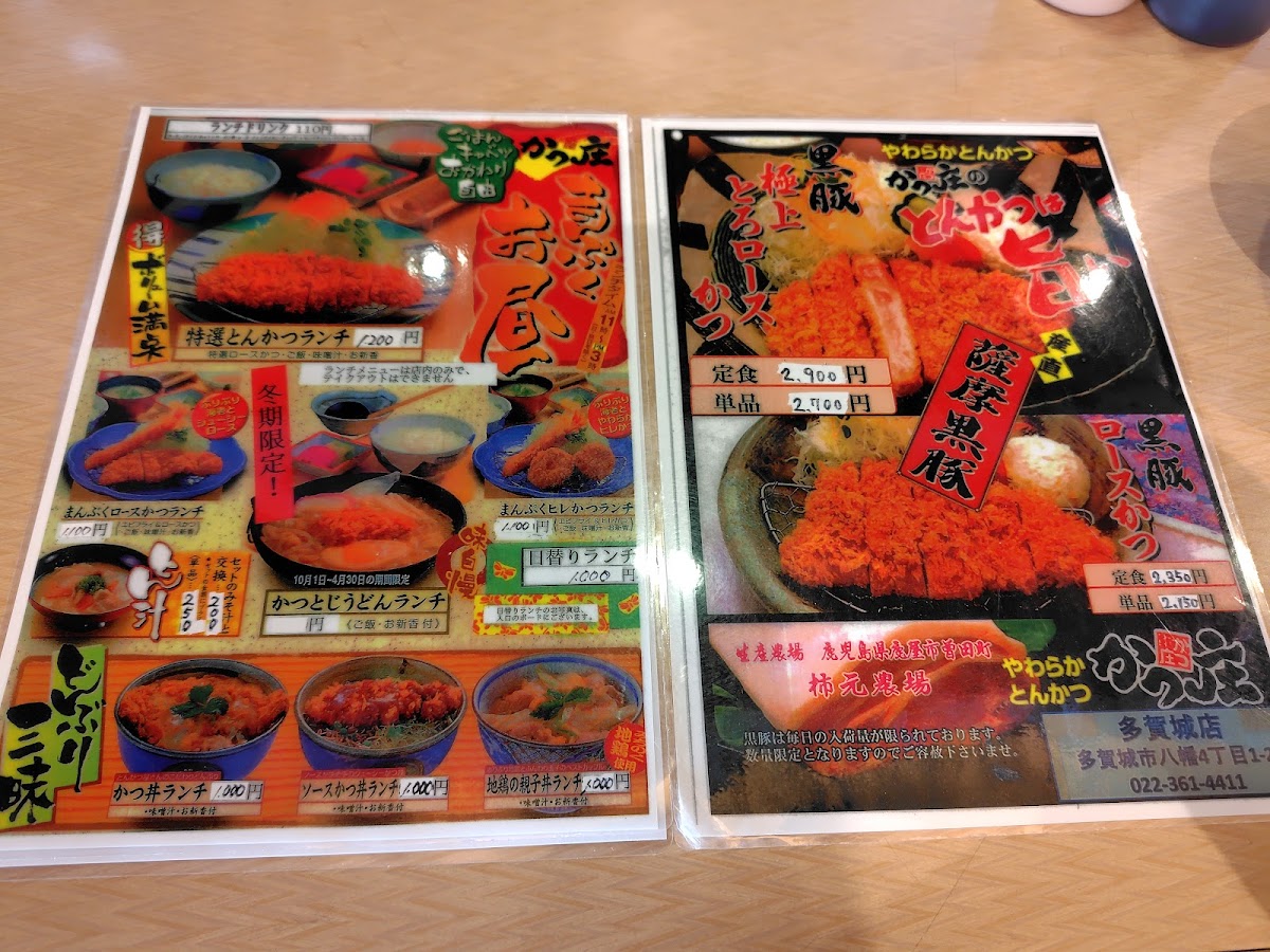 Menu Katsusho Tagajo-4
