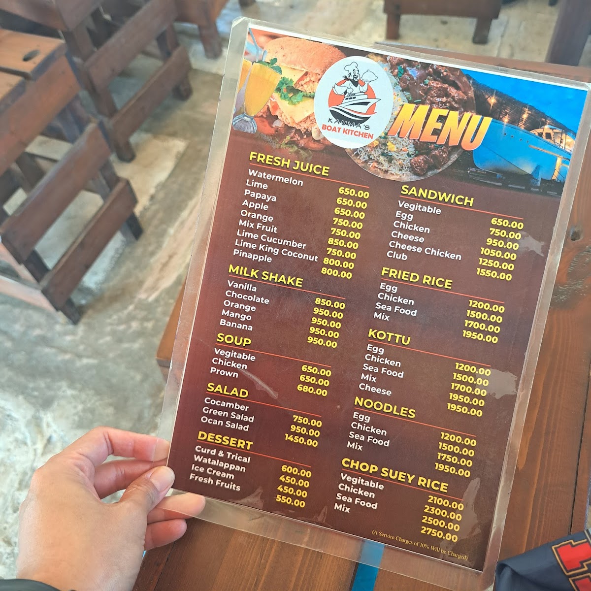 Menu Kauma's Boat Kitchen-9