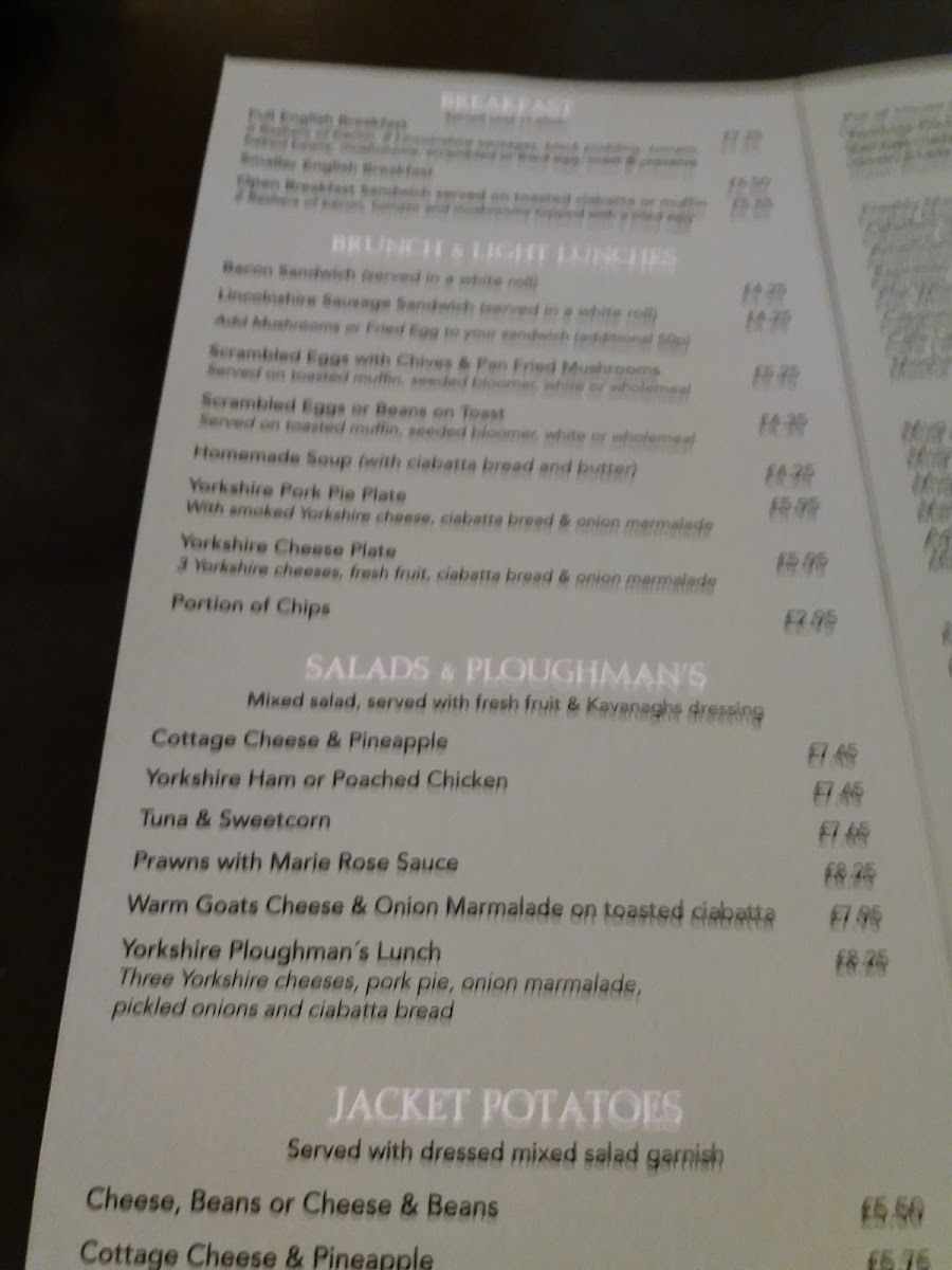 Menu Kavanaghs Cafe & Tea Rooms-8