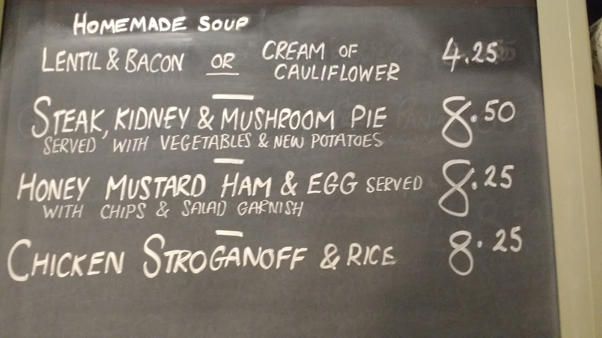 Menu Kavanaghs Cafe & Tea Rooms-9