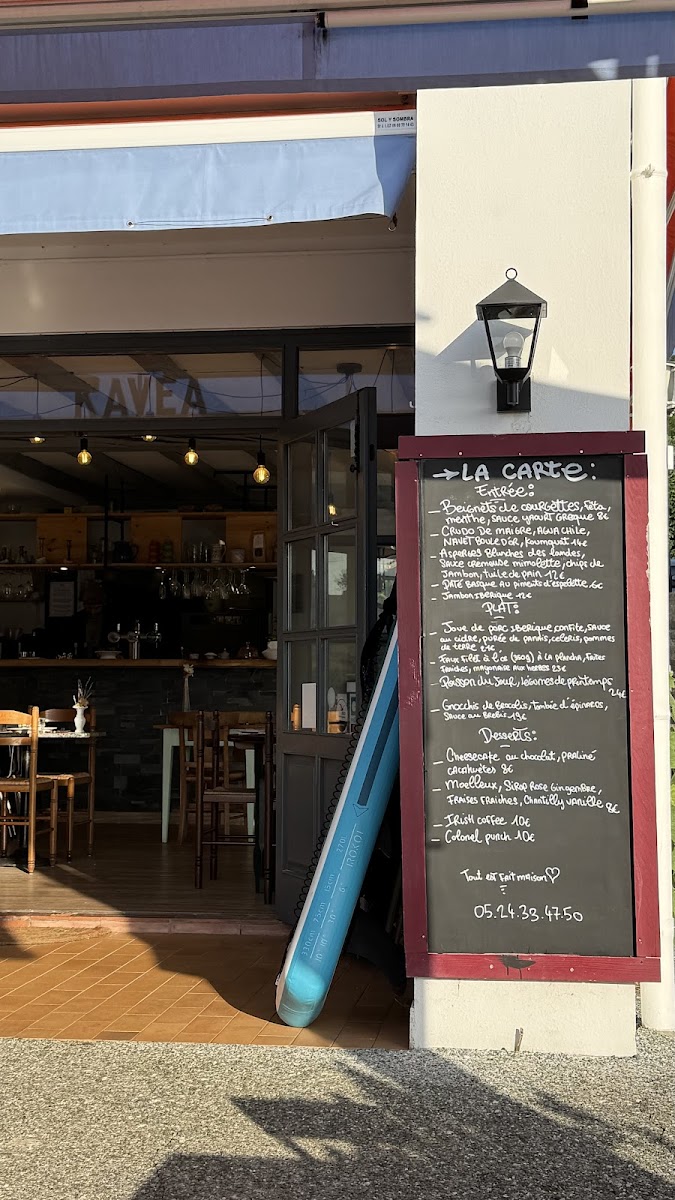 Menu Kavea-7