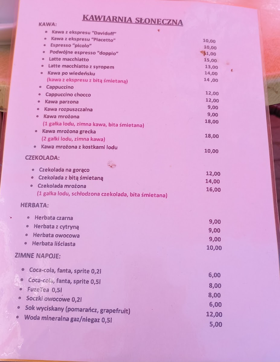 Menu Kawiarnia Słoneczna-3