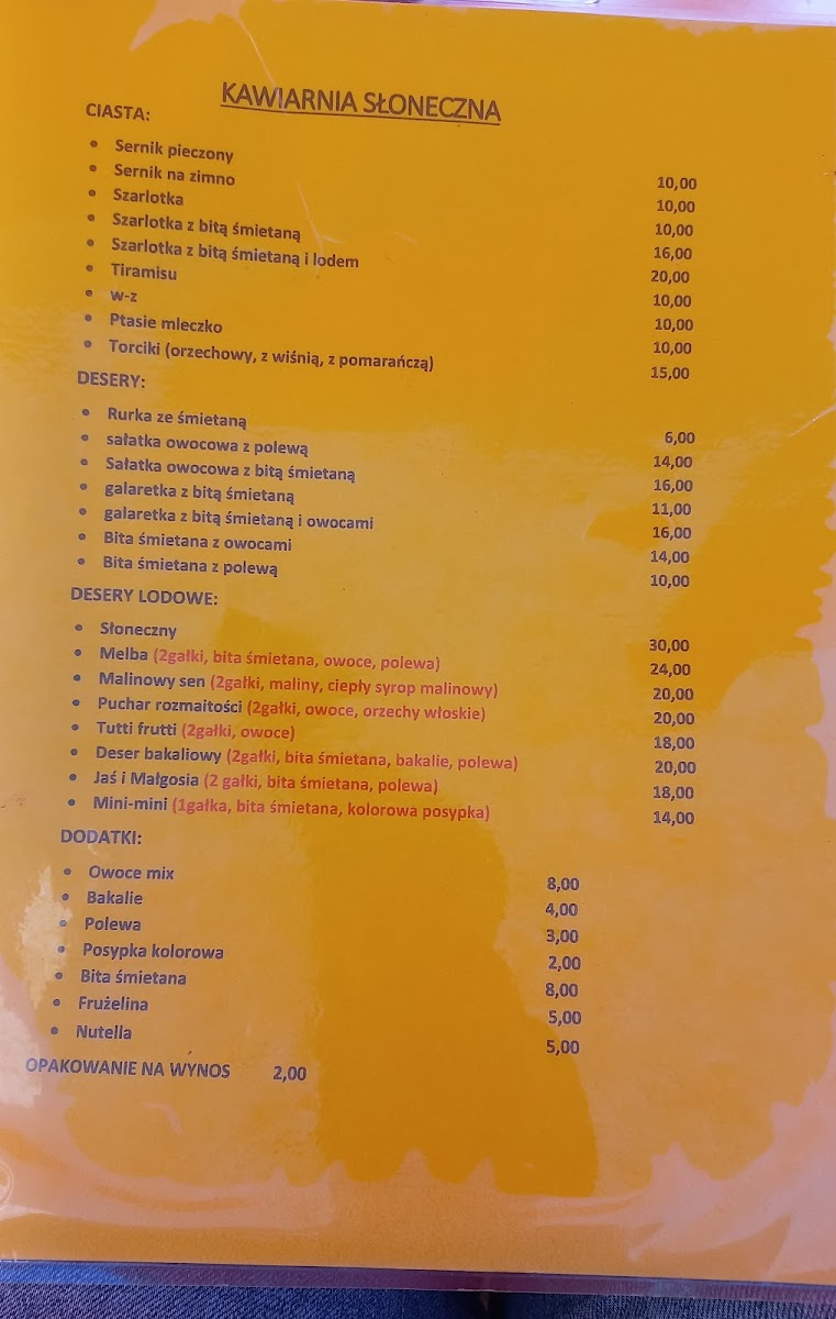 Menu Kawiarnia Słoneczna-4