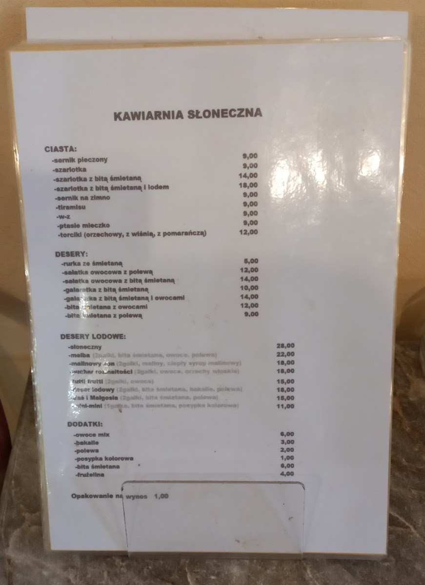 Menu Kawiarnia Słoneczna-5
