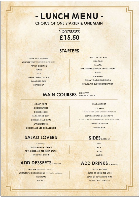 Menu Kaya Meze Bar-2