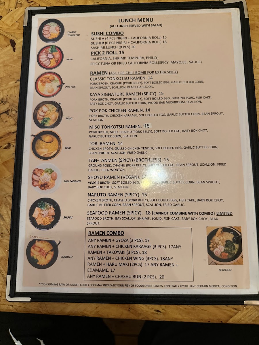 Menu Kaya Sushi & Ramen-2