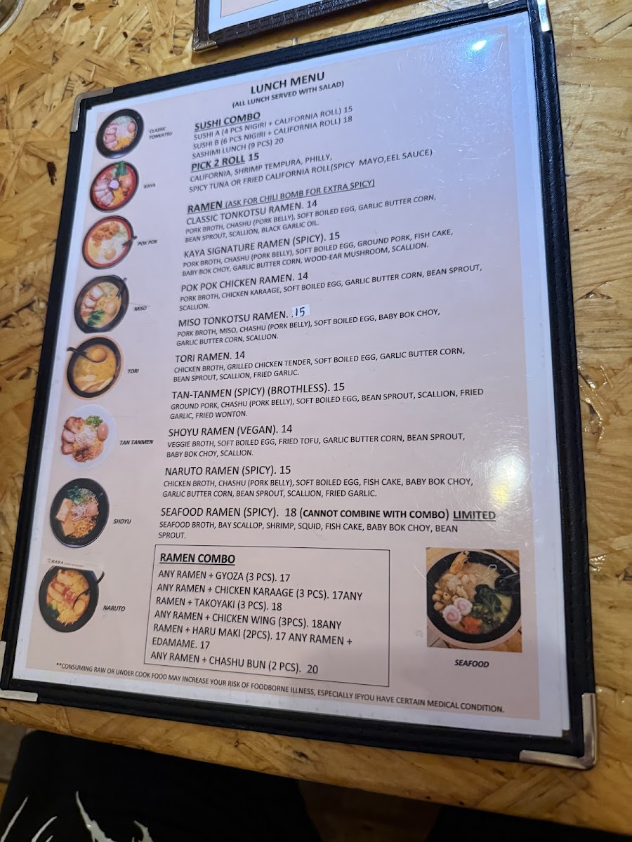 Menu Kaya Sushi & Ramen-3