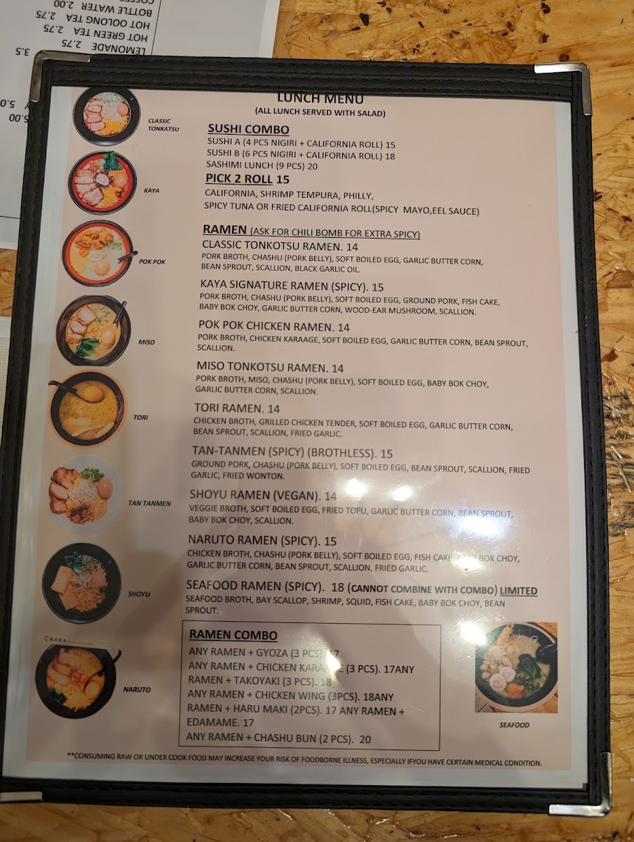 Menu Kaya Sushi & Ramen-8