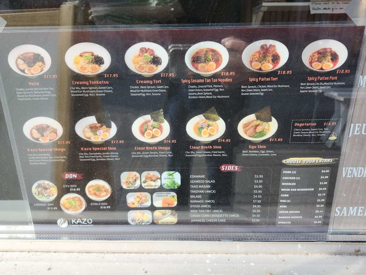Menu Kazo Ramen Mont-Royal-5