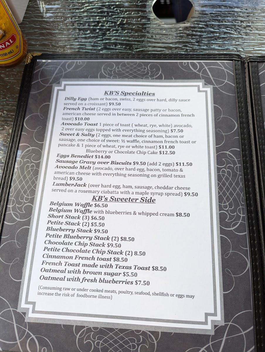 Menu Kb's Coffee House-4