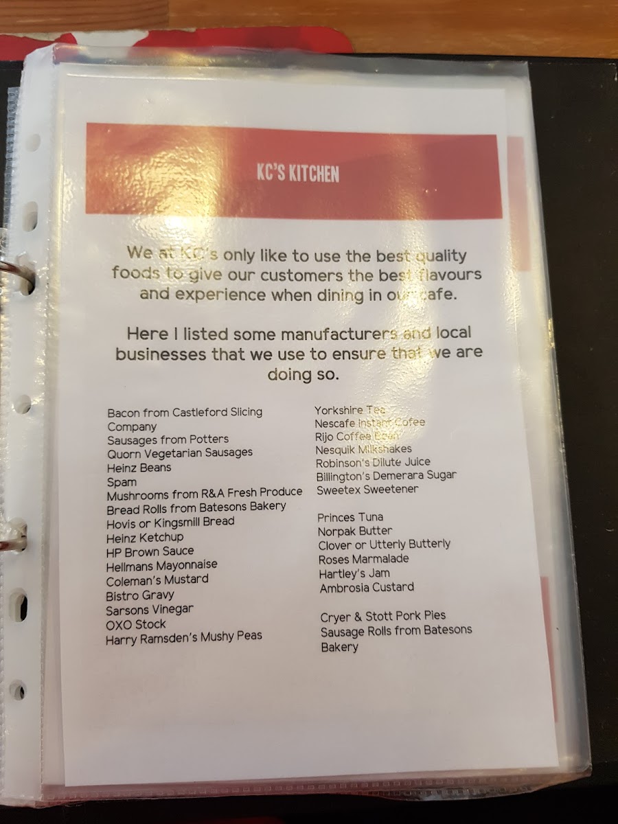 Menu Kc's Kitchen-1
