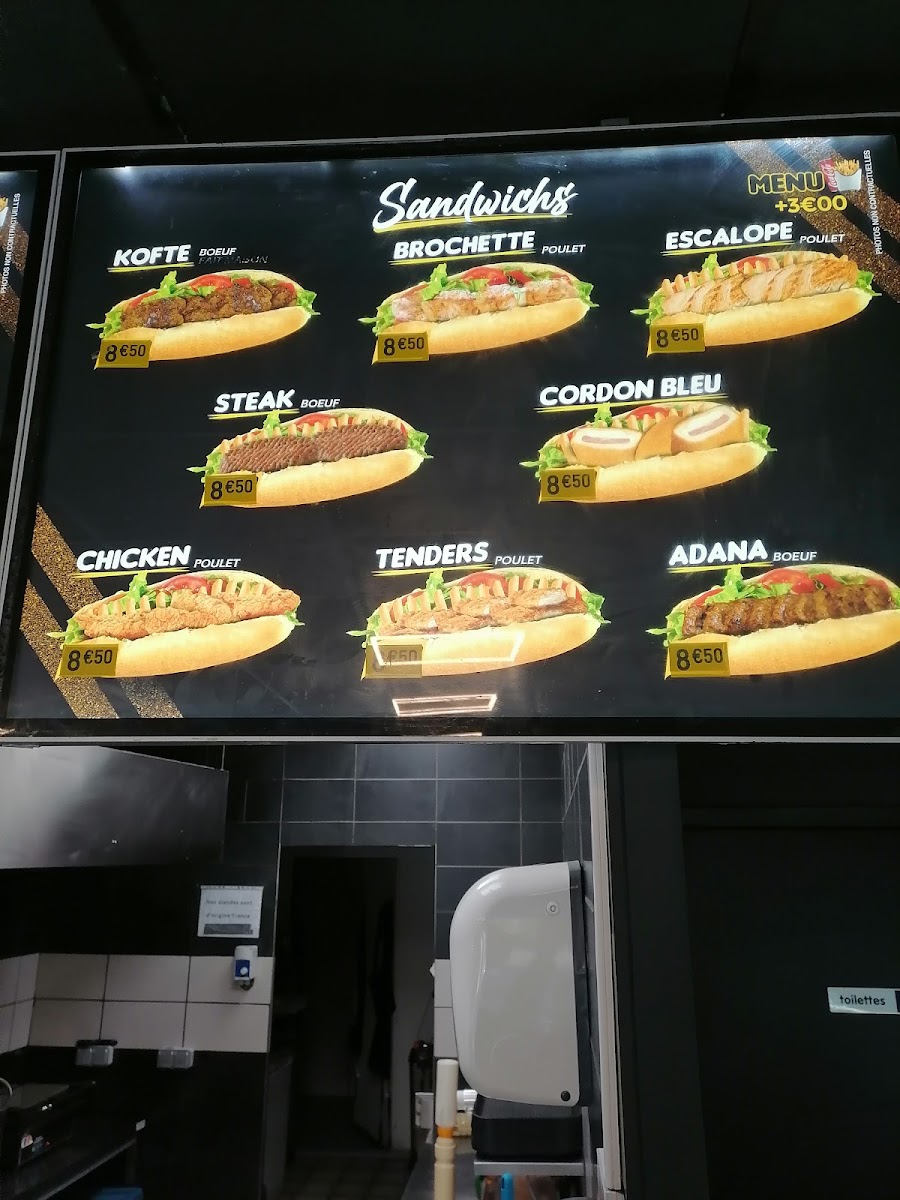 Menu Kebab Du Centre Sain Bel 100%veau (Broche Fait Maison)-6