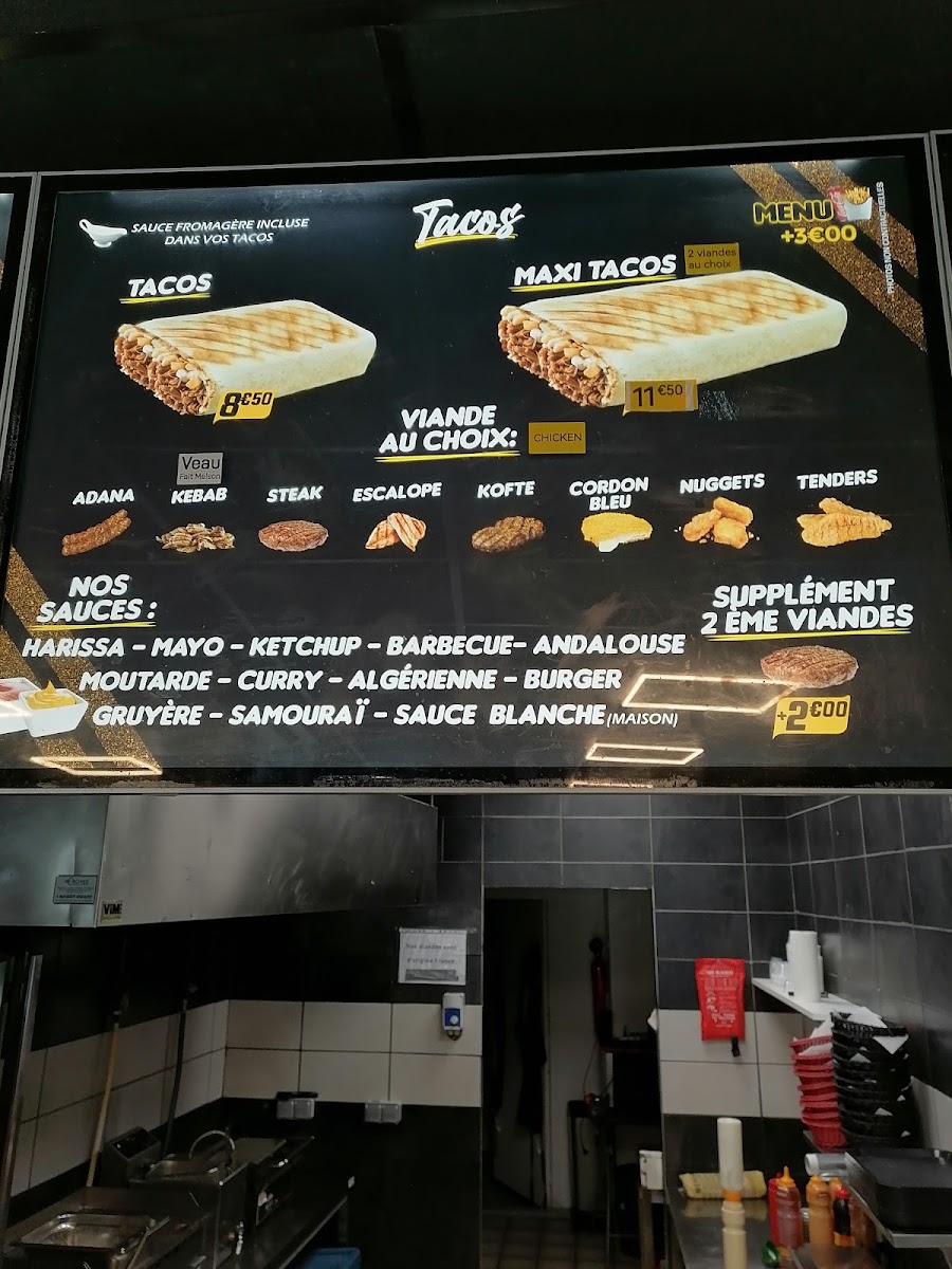 Menu Kebab Du Centre Sain Bel 100%veau (Broche Fait Maison)-8